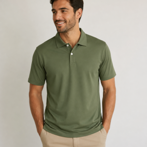 Custom Dry Fit Polo T-Shirt green