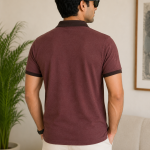 Custom Dry Fit Polo T-Shirt maroon