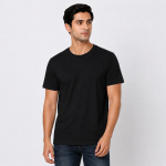 CottonCore Tee black – Round Neck Edition