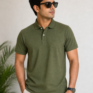 Custom Dry Fit Polo T-Shirt green