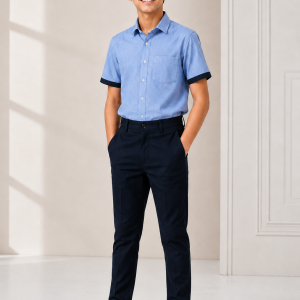 Sky Blue School Uniform Shirt for Boys and girls