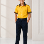 Boys Yellow School Uniform Shirt